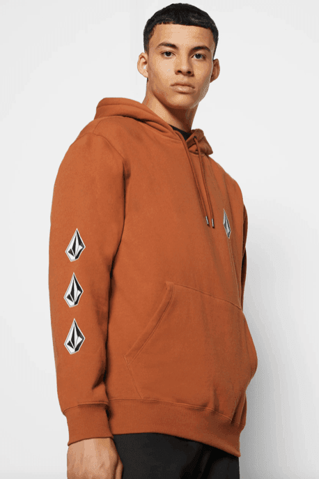 Volcom Iconic Stone Pullover Hoody Mocha - Boardworx