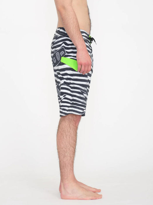 Volcom Lido Print Mod 20" Boardshort - Electric Green - Boardworx