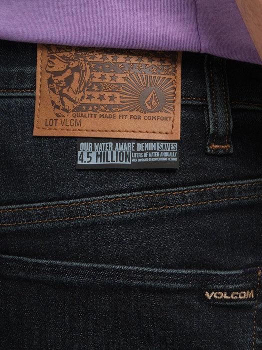 Volcom Solver Denim Jeans New Vintage Blue - Boardworx