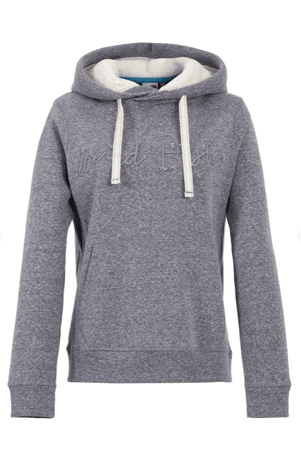 Weird Fish Bodhi Recycled Organic Snow Marl Hoodie Navy - Boardworx