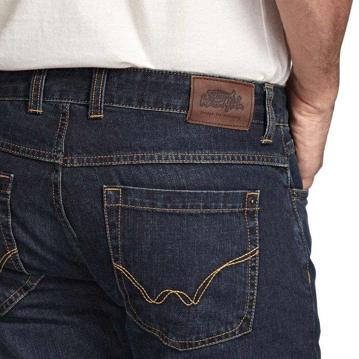 Weird Fish Matrix Classic Denim Jeans Dark Blue - Boardworx