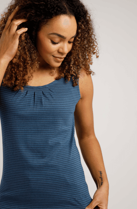 Weird Fish Nilly Eco Jersey Vest Ensign Blue - Boardworx