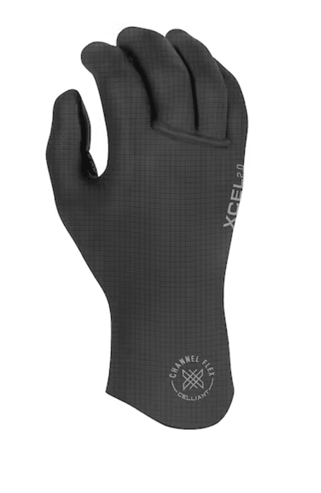 Xcel Comp X 5 Finger Glove 2mm Black - Boardworx