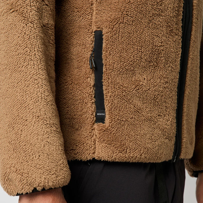 Mystic DTS Teddy Zip Thru Slate Brown