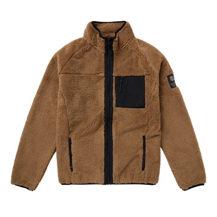 Mystic DTS Teddy Zip Thru Slate Brown