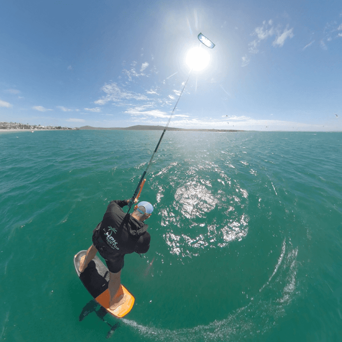 Learning to gybe on a Kite Foil with Progression Kite Coaching in South Africa - Boardworx