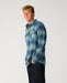 Rip Curl Count Flannel Shirt in Light Navy – product view 2