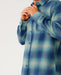 Rip Curl Count Flannel Shirt in Light Navy – product view 5