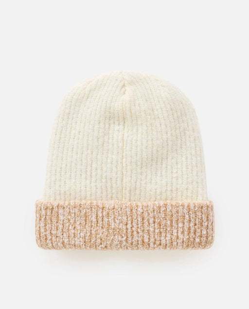 Rip Curl 2 Tone Reg Revo Beanie in Off White/Tan – product view 2