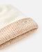 Rip Curl 2 Tone Reg Revo Beanie in Off White/Tan – product view 3