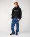 Rip Curl Staple Trackpant, Light Navy, waistband and drawcord detail