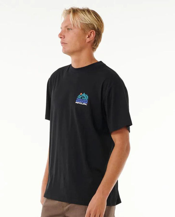 Rip Curl Vaporcool Search Trek Mens Tee Black