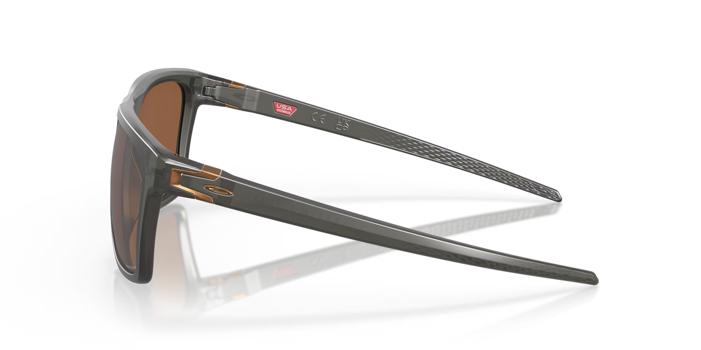 Oakley Leffingwell Matt Grey Smoke Prism Tungsten lenses