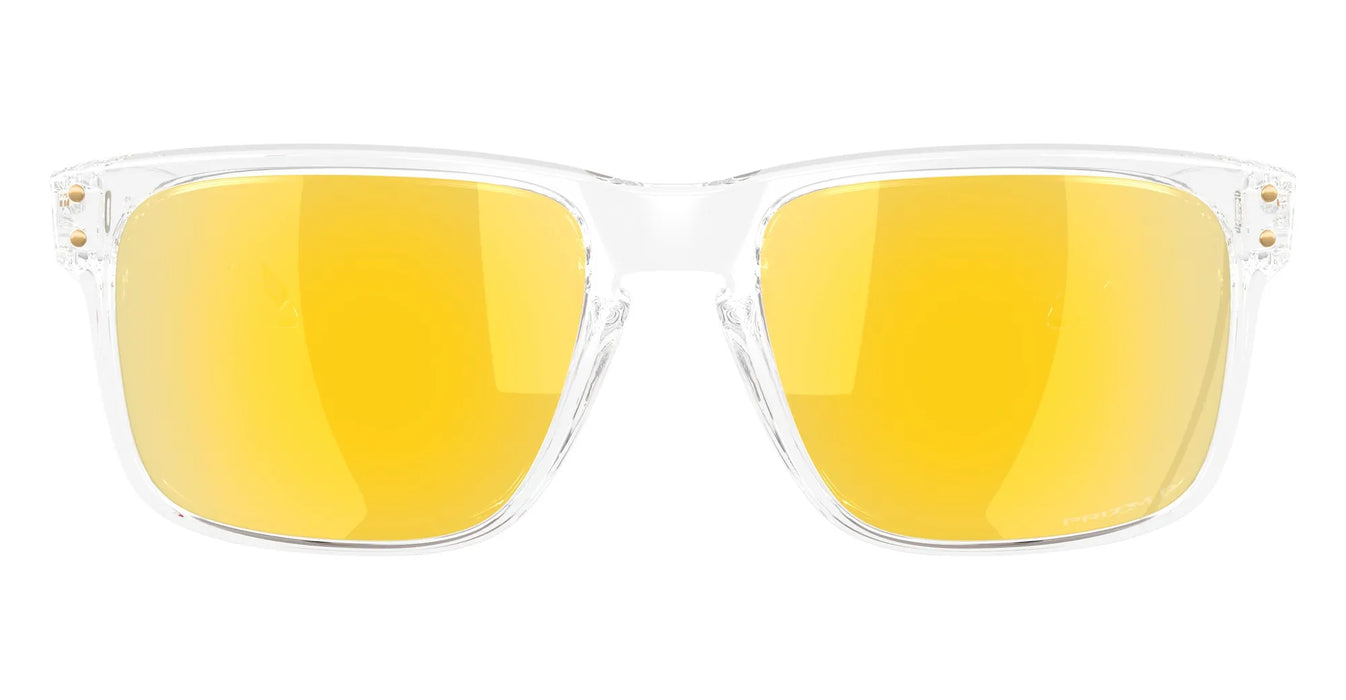 Oakley Holbrook Clear with Prizm 24K Polarized lenses