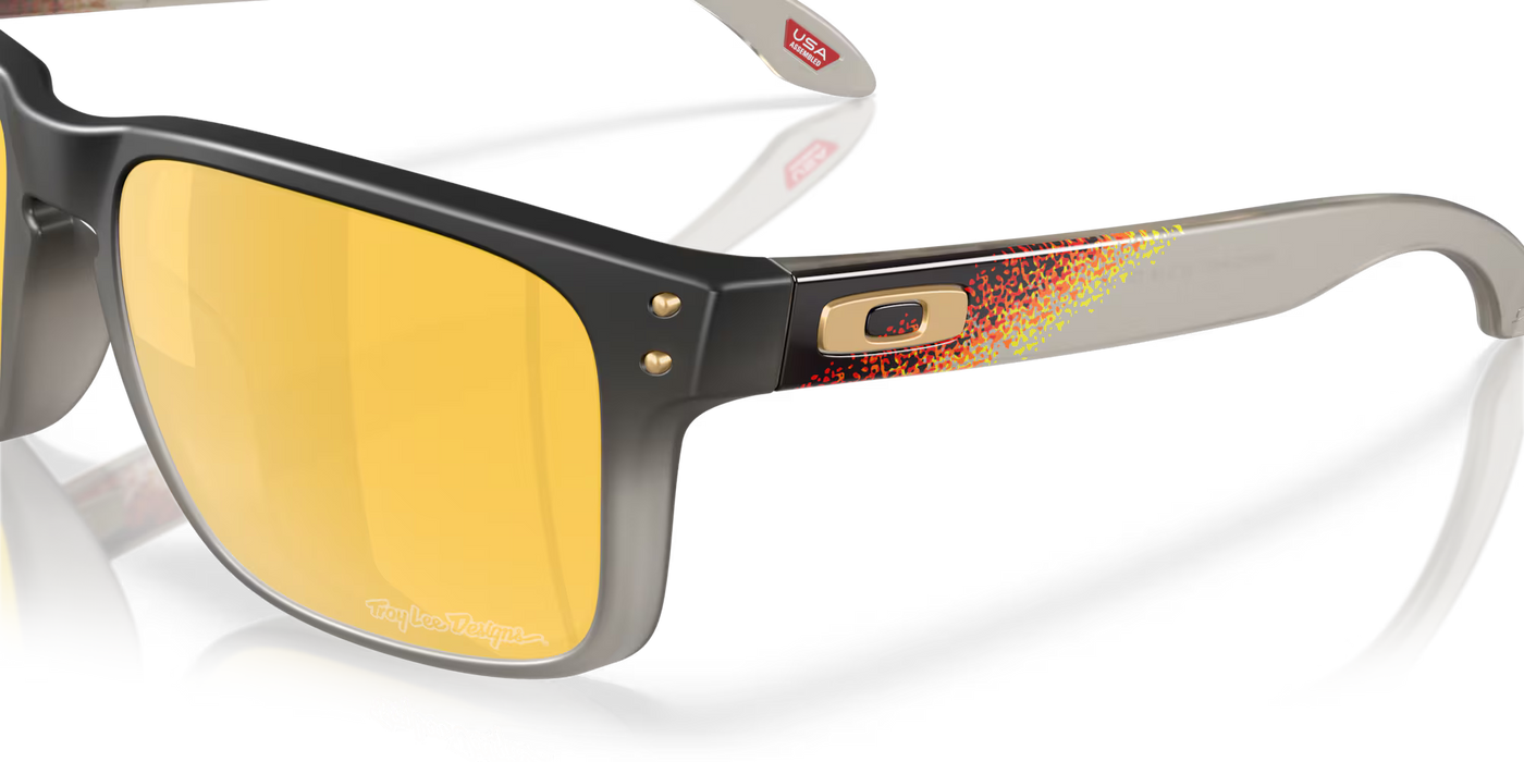 Oakley Holbrook™ Troy Lee Designs Series Black Fade with Prizm 24k Polarized lenses