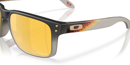 Oakley Holbrook Troy Lee Designs Prizm 24K sunglasses, angled view