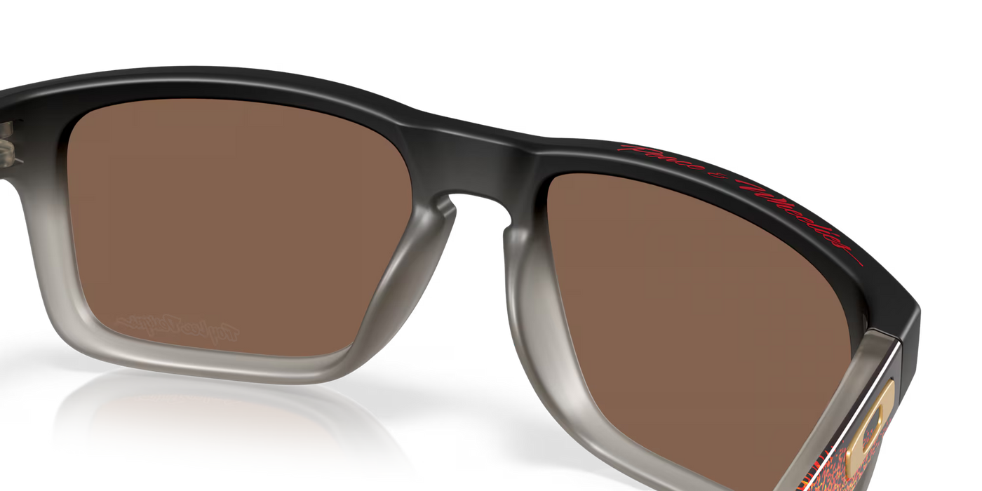 Oakley Holbrook™ Troy Lee Designs Series Black Fade with Prizm 24k Polarized lenses