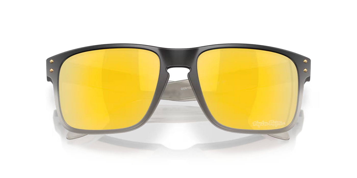 Oakley Holbrook™ Troy Lee Designs Series Black Fade with Prizm 24k Polarized lenses