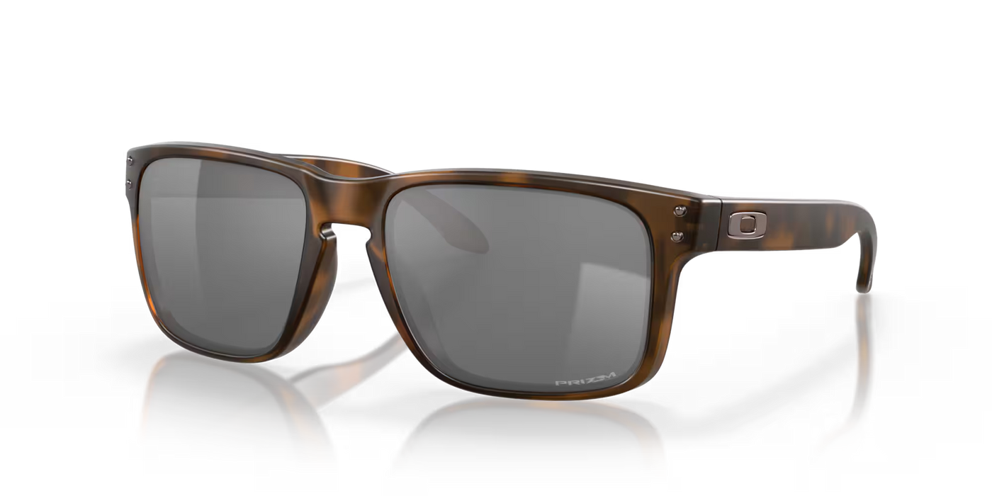Oakley Holbrook Matte Brown Tortoise with Prizm Black lenses