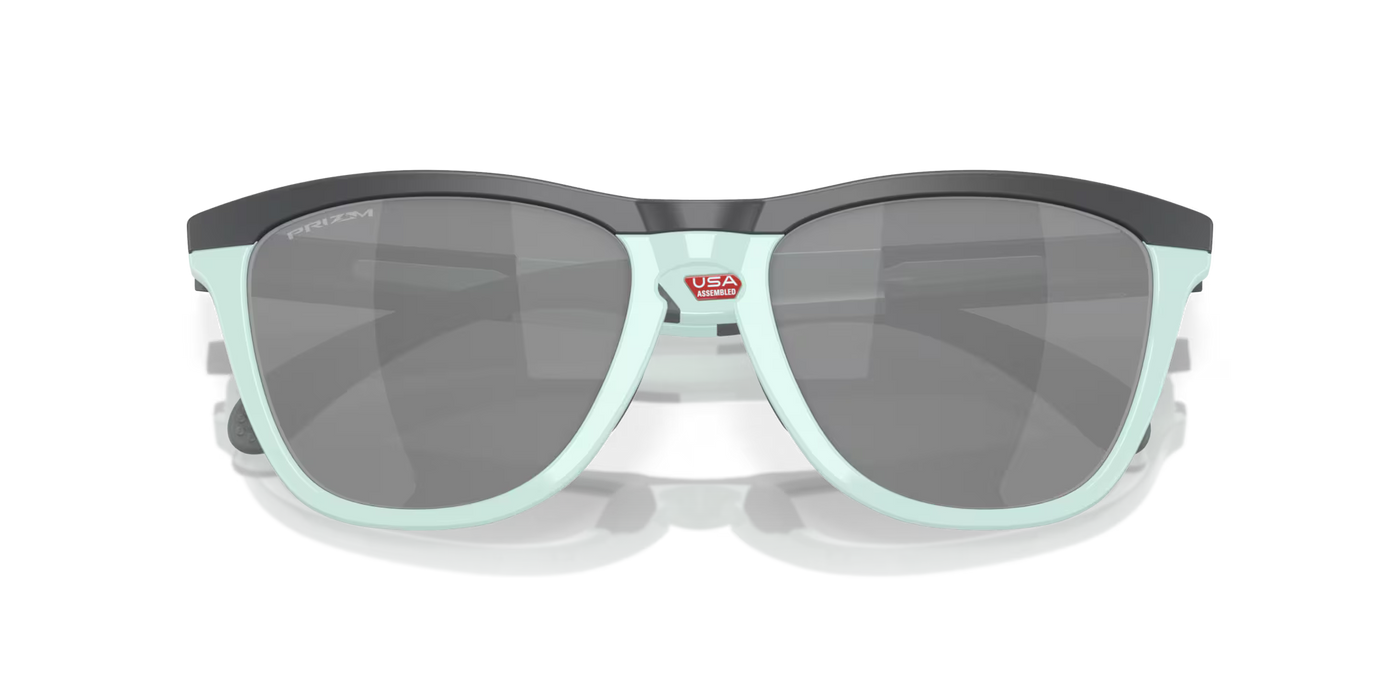 Oakley Frogskins™ Range Matte Carbon/Blue Milkshake with Prizm Black lenses