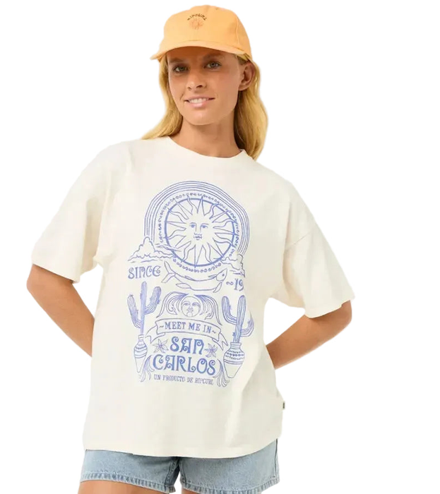 Rip Curl San Carlos Heritage Tee Bone