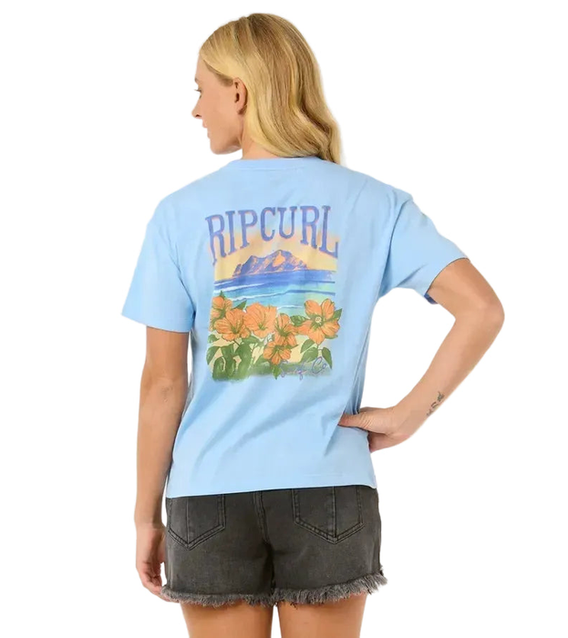 Rip Curl La Joya Relaxed Tee Mid Blue