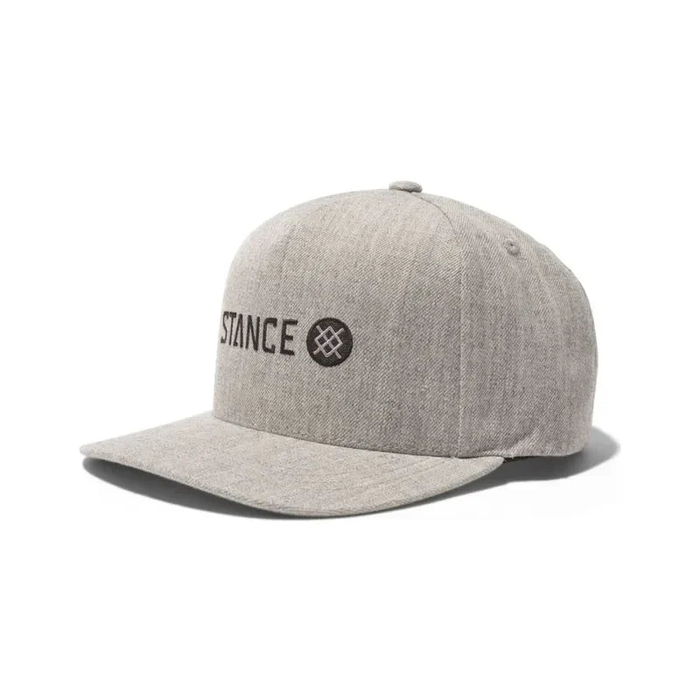 Stance Icon Wool Snapback Hat Heather Grey