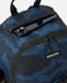 Rip Curl Evo 24L Camo Check Backpack in Black/Navy – fleece-lined top pocket detail