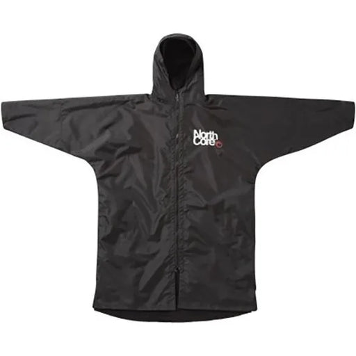 Northcore Beach Basha Pro 4 Season Changing Robe - Black, detail view