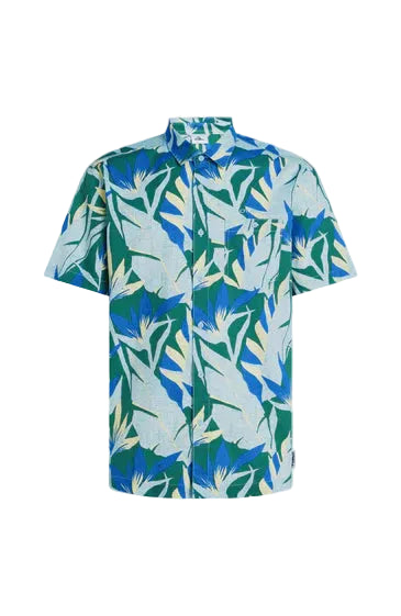 O'Neill Print Shirt Blue Tropicana