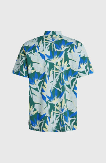 O'Neill Print Shirt Blue Tropicana