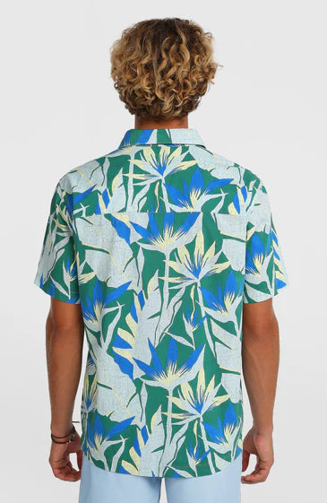 O'Neill Print Shirt Blue Tropicana
