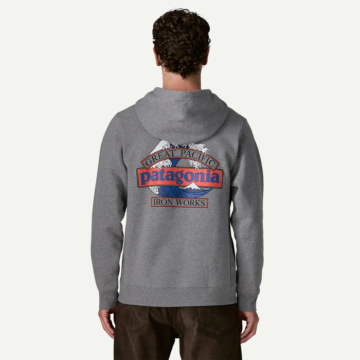 Patagonia Great Waves Uprisal Hoody Gravel Heather
