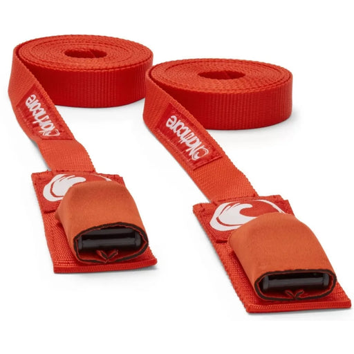 Northcore Roof Rack Straps / Tie Downs 3.6m in Red with carry bag
