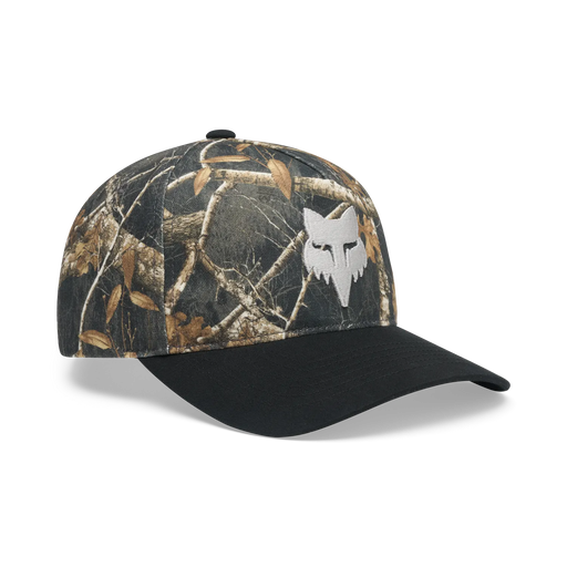 Fox Realtree Subframe snapback hat in Realtree camo with Fox Head logo