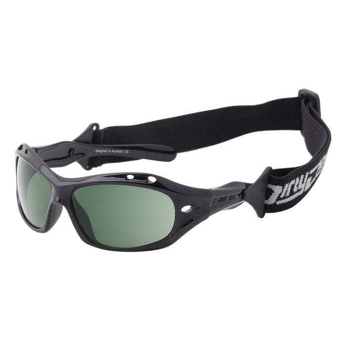 Dirty Dog Curl 2 Floating Wet Glass Black / Green Polarised
