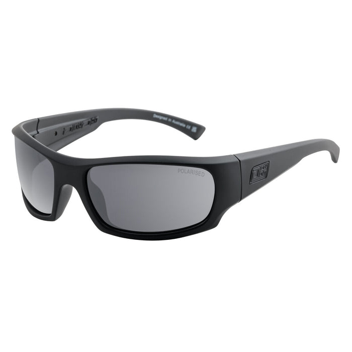 Dirty Dog Ninja Sunglass Satin Black/Grey Polarised