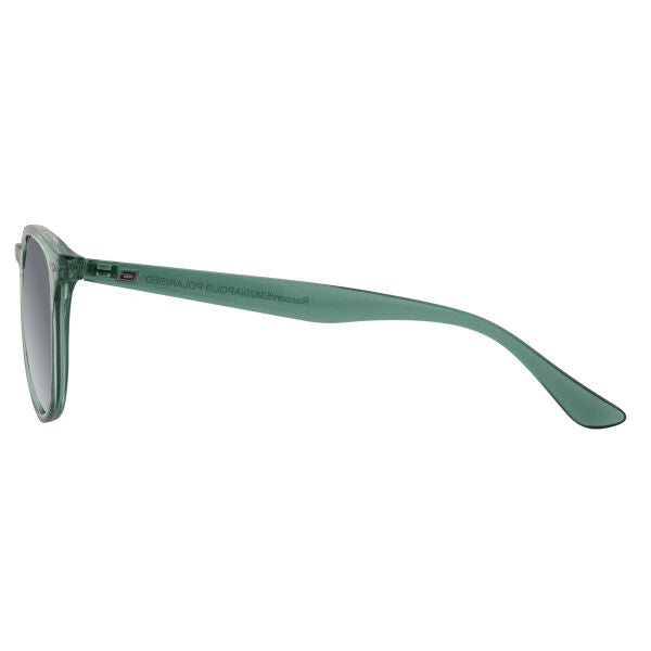 Dirty Dog Racoon Sunglass Crystal Light Green/Grey Polarised