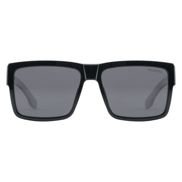 Dirty Dog Punk Sunglass Satin Black/Grey Polarised