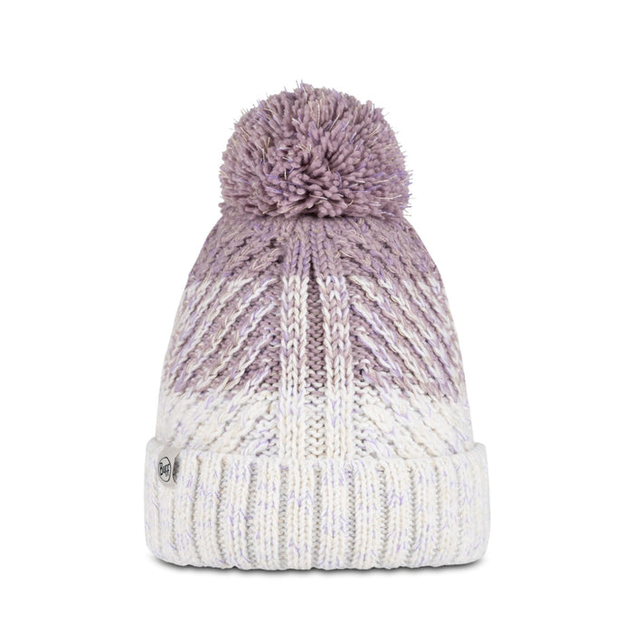 Buff Knitted and Polar beanie in Akna Whisper