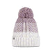 Buff Knitted and Polar beanie in Akna Whisper