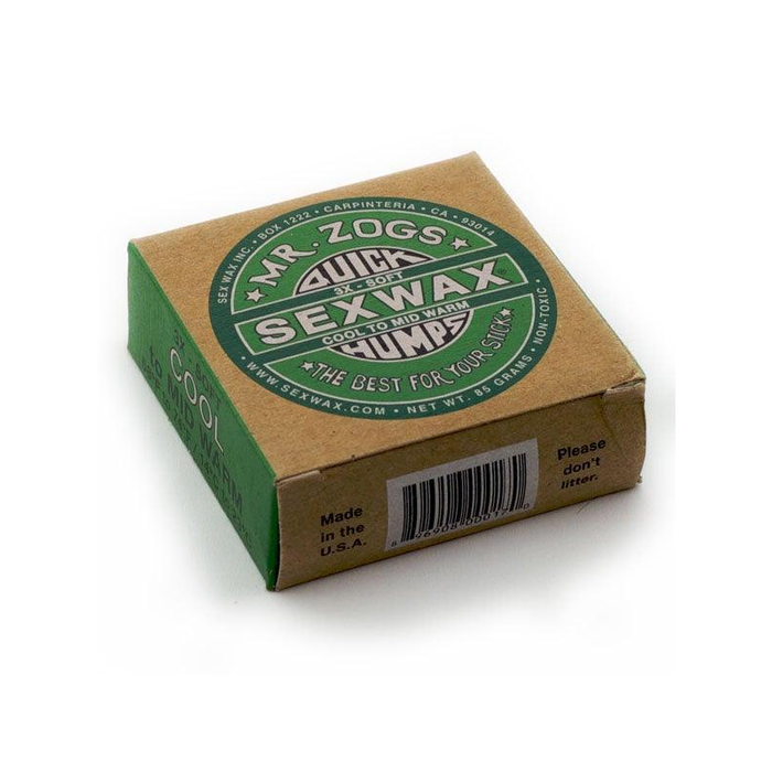 Sexwax Quick Humps Green Surfwax