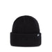 Buff Knitted beanie in Naro Black
