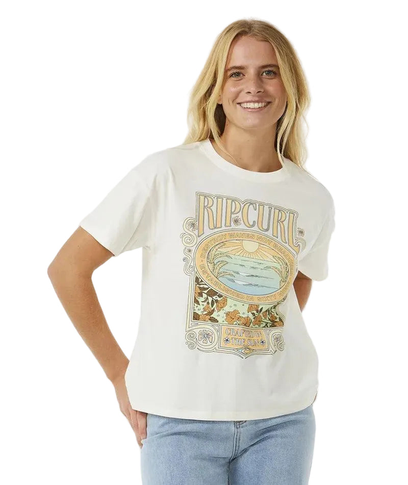 Rip Curl Long Days Relaxed Ladies Tee Bone