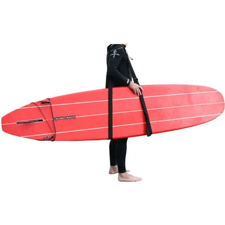 Northcore SUP and Surfboard Carry Sling in Black, full view