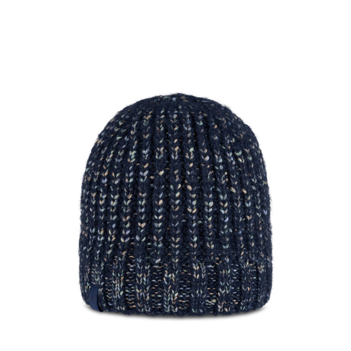 Buff Knitted and Polar beanie in Dalia Night Blue