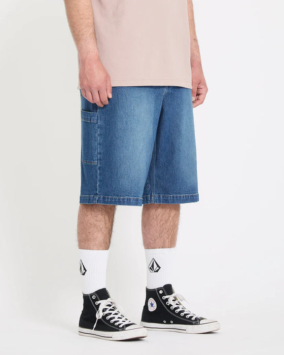 Volcom Kraftsman II 24" Denim Short - Park Blue