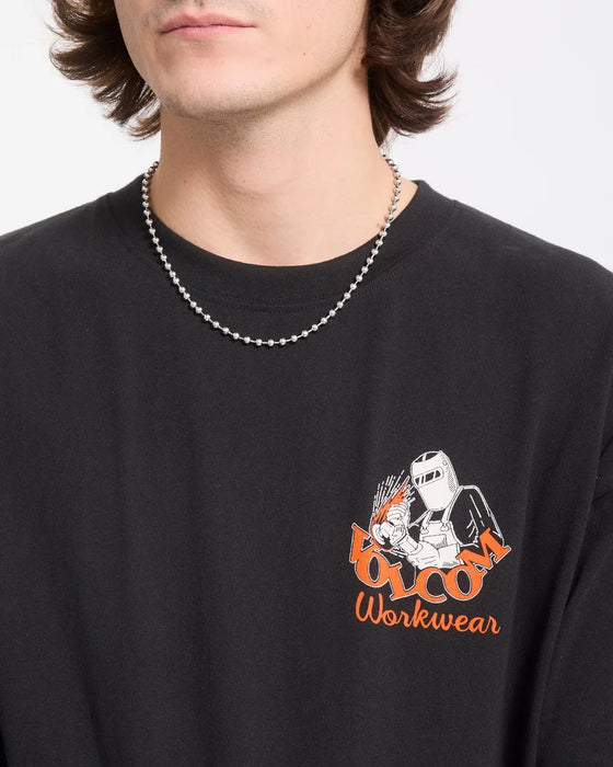 Volcom Always Grinding Tee Black