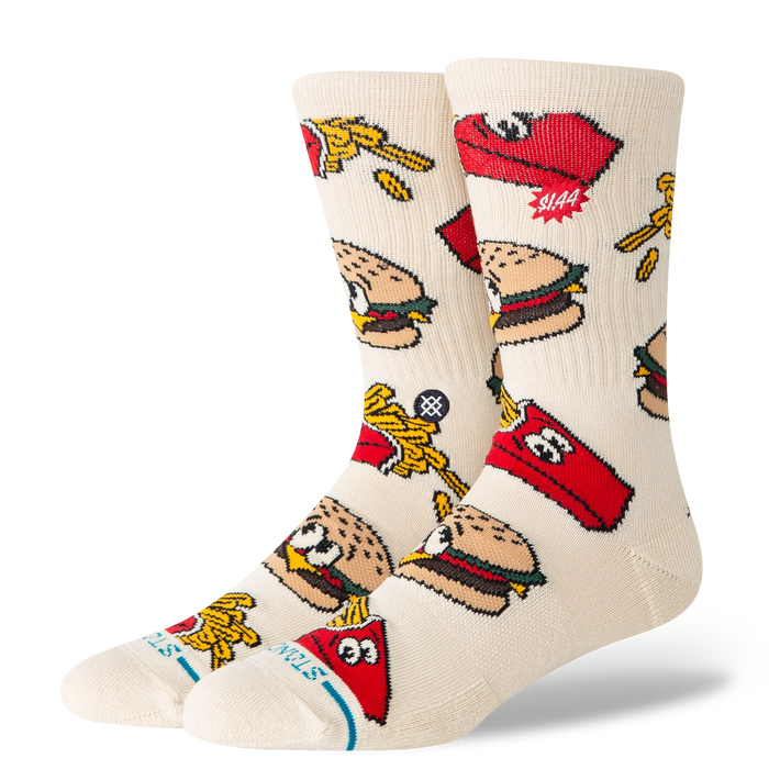 Stance Socks Combo Meal Crew Tan
