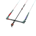 Duotone Click Bar Quad Control 2027 in off-green and red, complete bar and lines